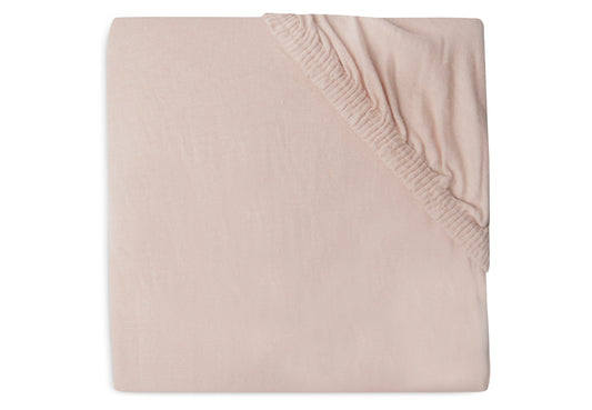 Jollein Hoeslaken Peuterbed Jersey 70x140cm/75x150cm - Pale Pink