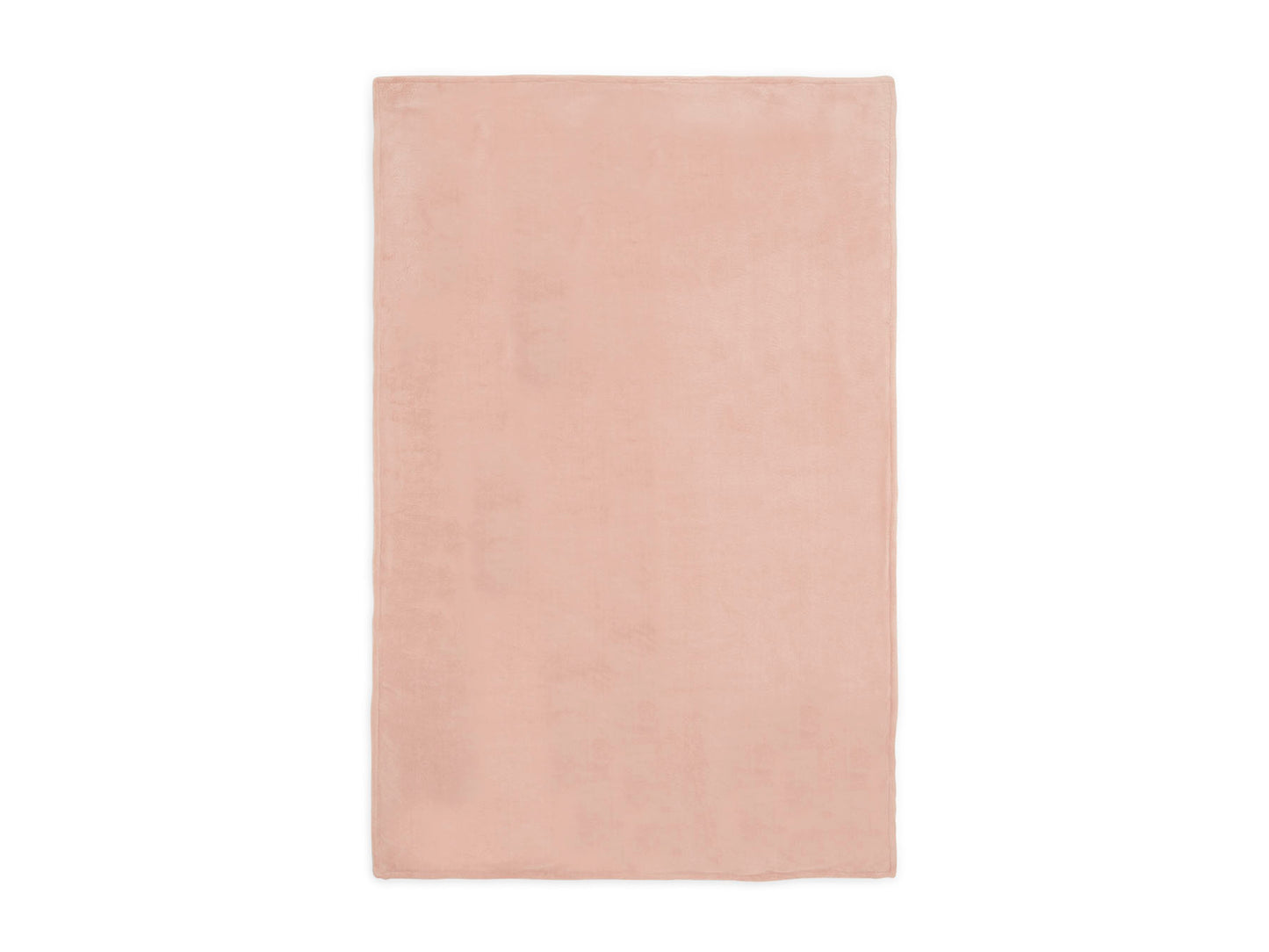 Jollein Wiegdeken 75x100cm River Knit - Pale Pink/Coral Fleece
