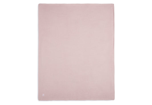Jollein Deken Ledikant 100x150cm Basic Knit Pale Pink/Fleece