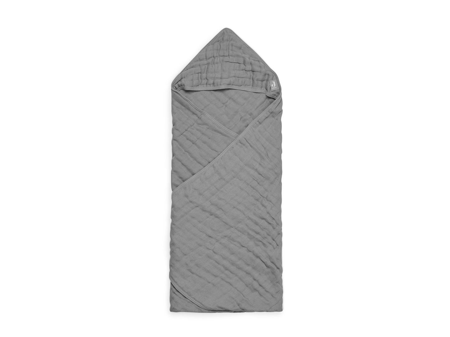Jollein Badcape Wrinkled 75x75cm - Storm Grey