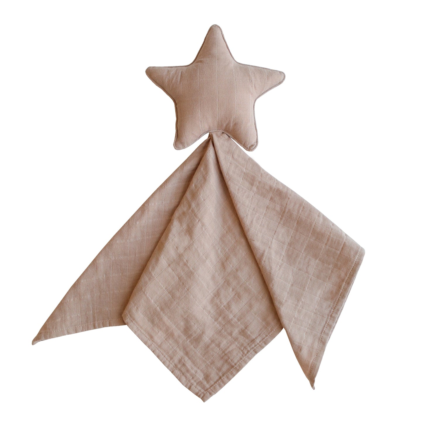 Mushie Lovey Blanket Star - Knuffeldoekje Star Natural