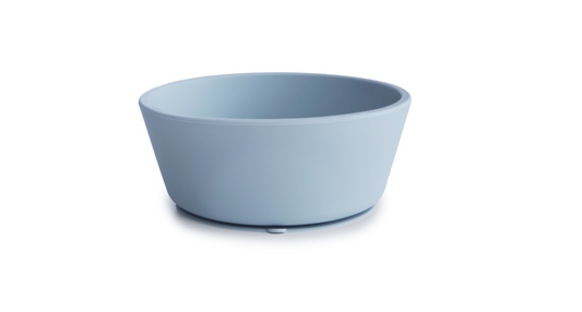 Mushie Silicone Bowl - Powder Blue
