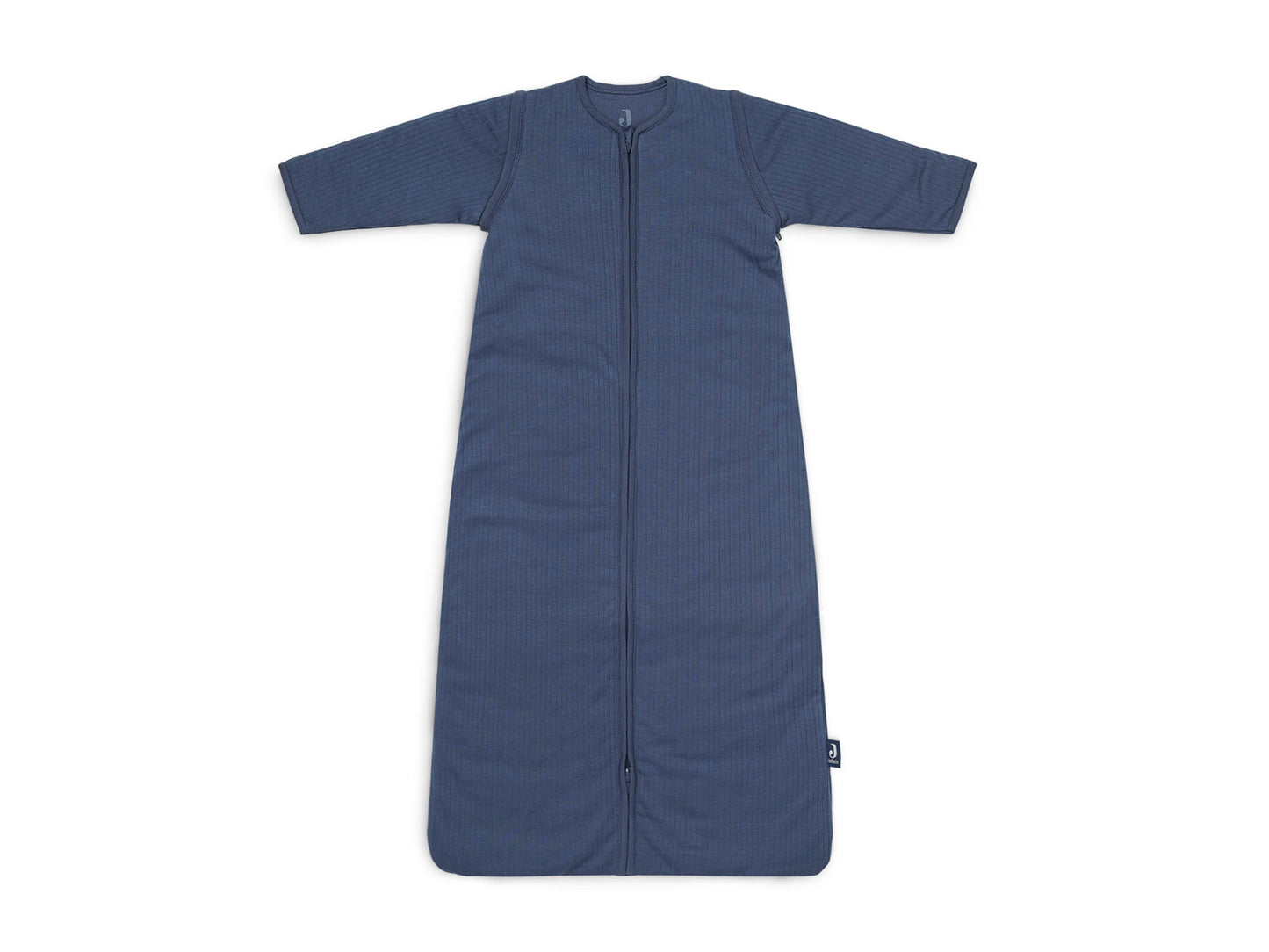 Jollein Baby Schlafsack mit abnehmbaren Ärmeln 110cm Basic Stripe - Jeans Blue