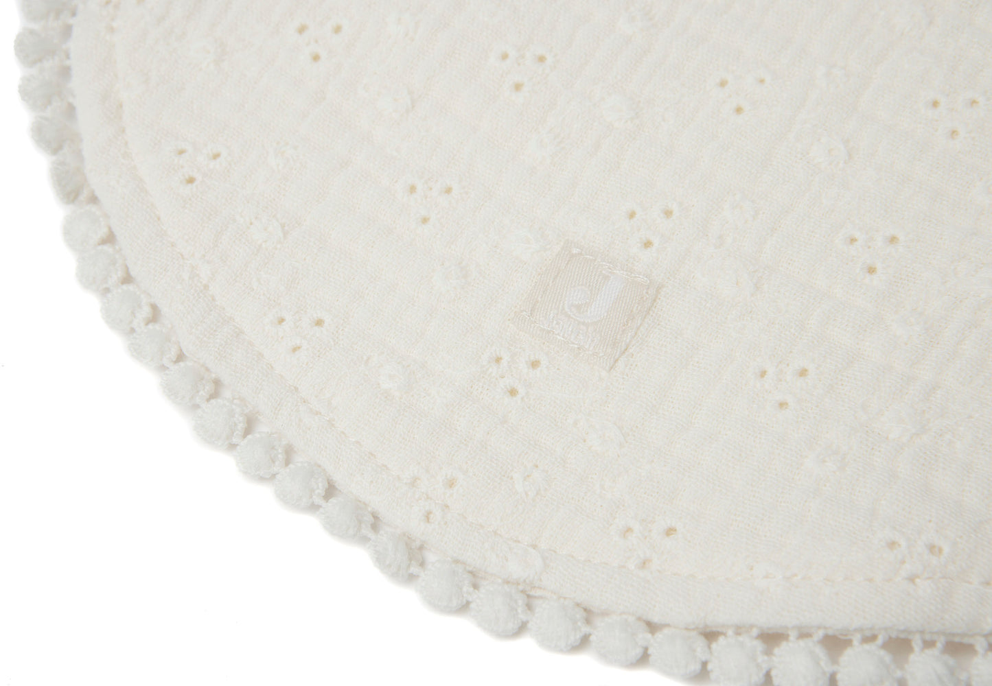 Jollein Lätzchen Bandana Embroidery - Ivory