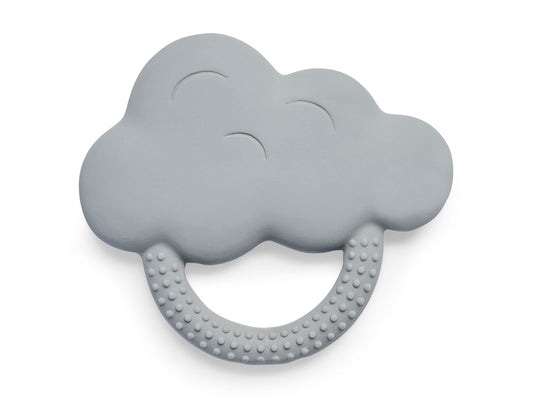 Jollein Beißring Naturkautschuk Cloud - Storm Grey