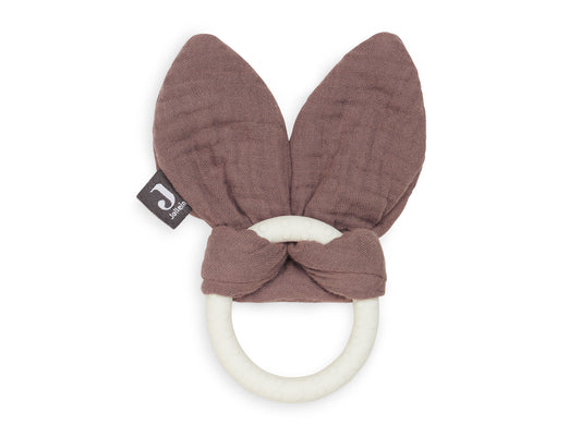 Jollein Beißring Silikon Bunny Ears - Chestnut